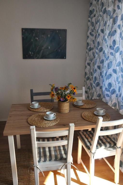 TV a/nebo společenská místnost v ubytování Pohoda apartmán Třeboň