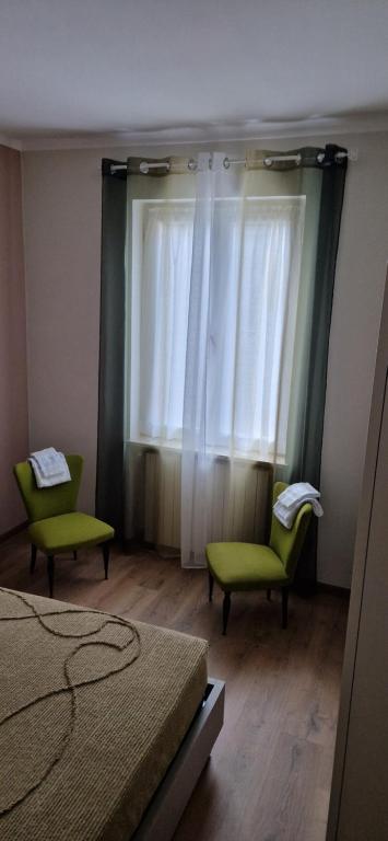 Postel nebo postele na pokoji v ubytování Il portico