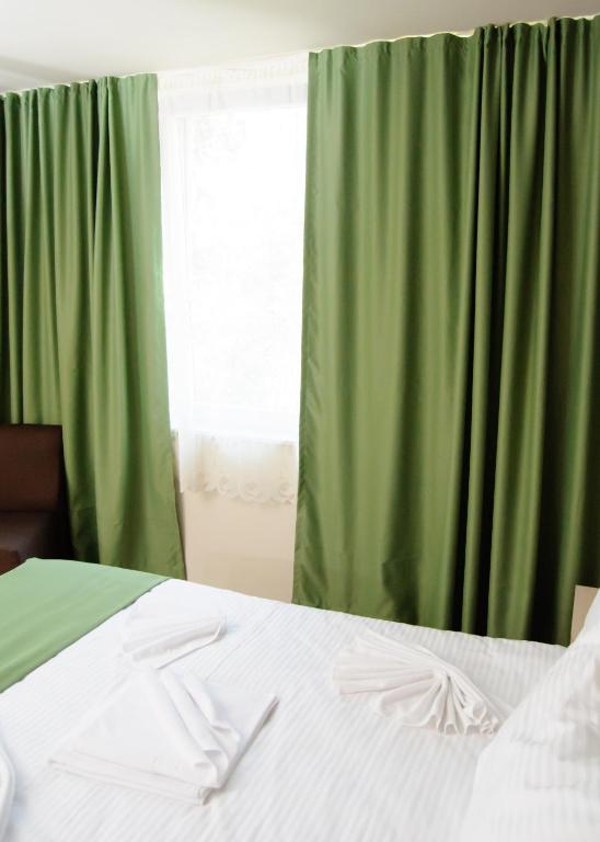 Postel nebo postele na pokoji v ubytování Hotel Doina