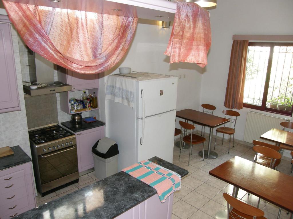 Kuchyňa alebo kuchynka v ubytovaní Dryades & Orion Hotel
