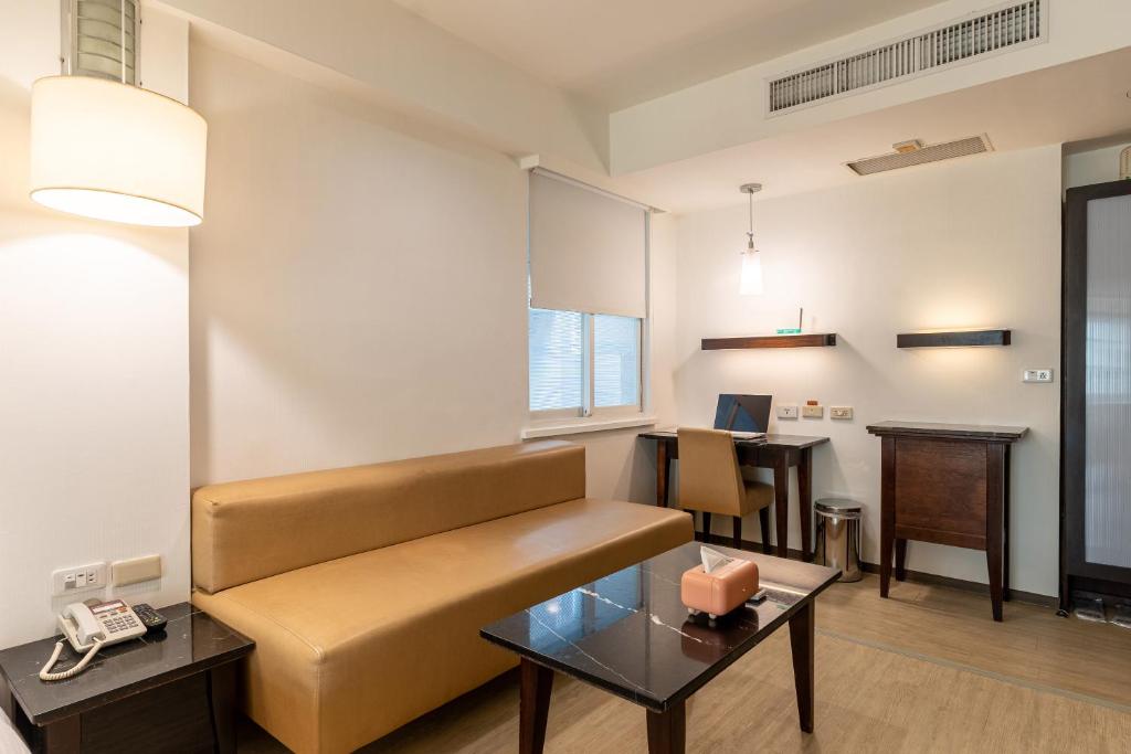 Posezení v ubytování Guide Hotel Kaohsiung Shinkuchan
