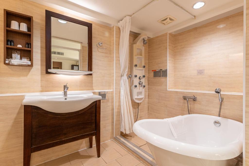 Koupelna v ubytování Guide Hotel Kaohsiung Shinkuchan