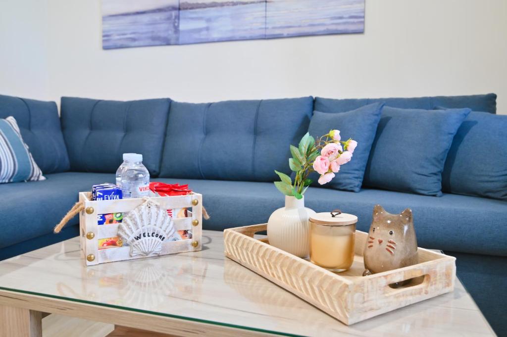 Posezení v ubytování Filios Apartment