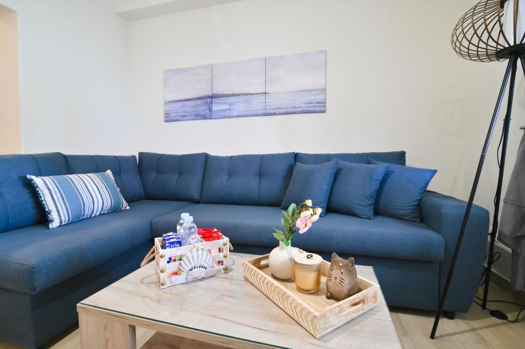 Posezení v ubytování Filios Apartment