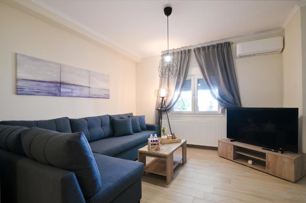 Posezení v ubytování Filios Apartment