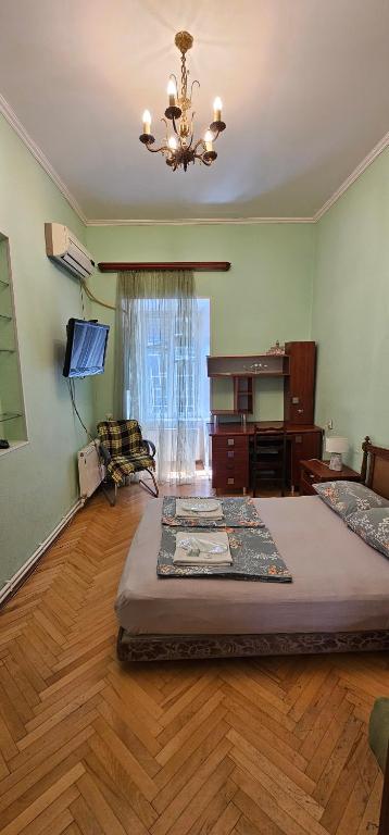 TV a/nebo společenská místnost v ubytování Tbilisi Guest House