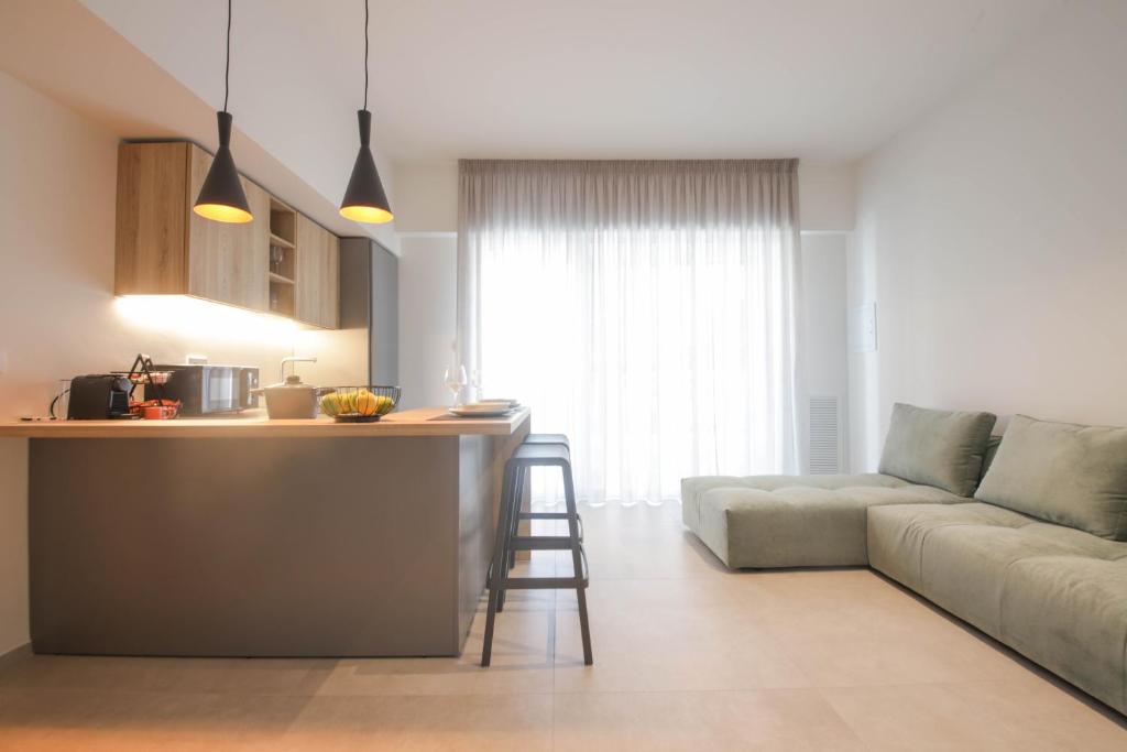 Χώρος καθιστικού στο CA VI Loft