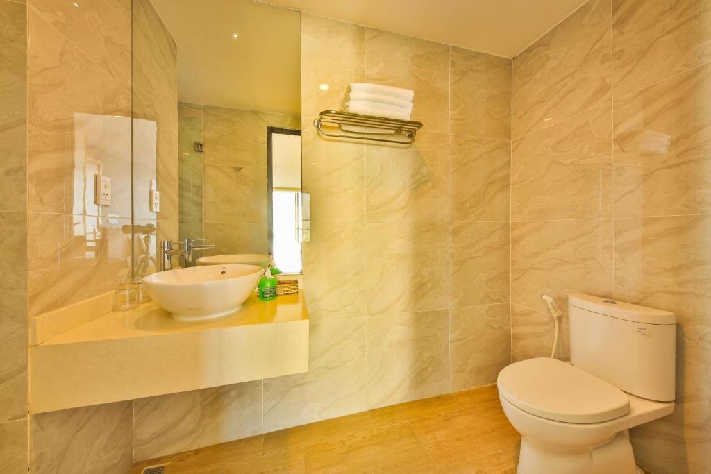 Phòng tắm tại Daisy Flower Nha Trang