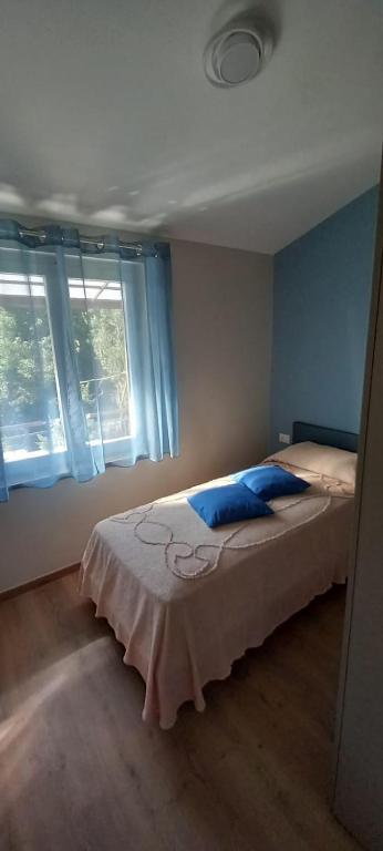Postel nebo postele na pokoji v ubytování Il portico