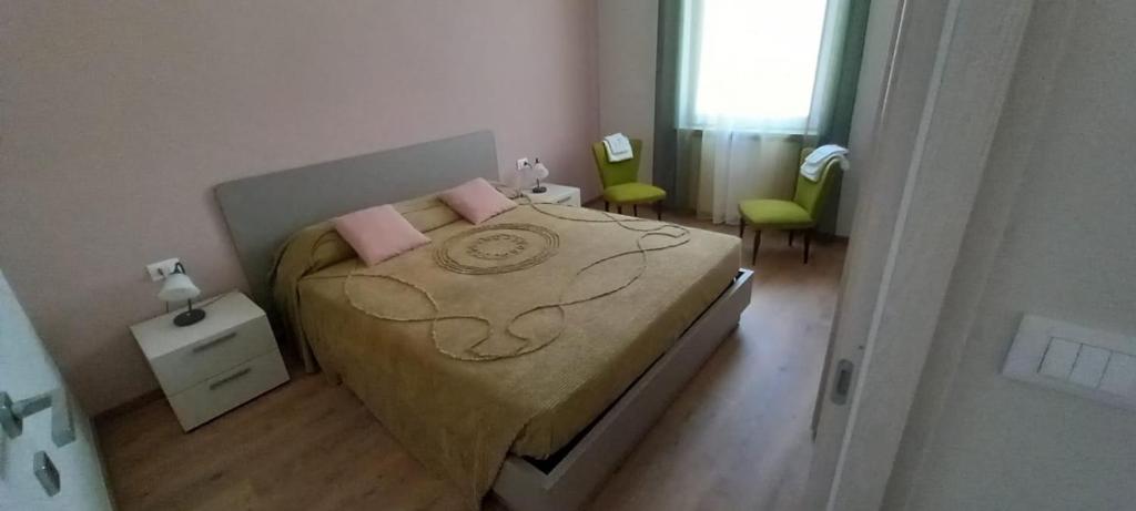 Postel nebo postele na pokoji v ubytování Il portico