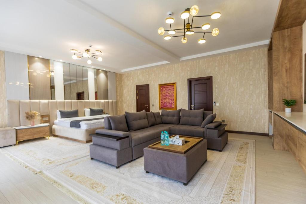 Posezení v ubytování Firdavsi Hotel