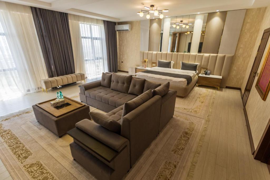Posezení v ubytování Firdavsi Hotel