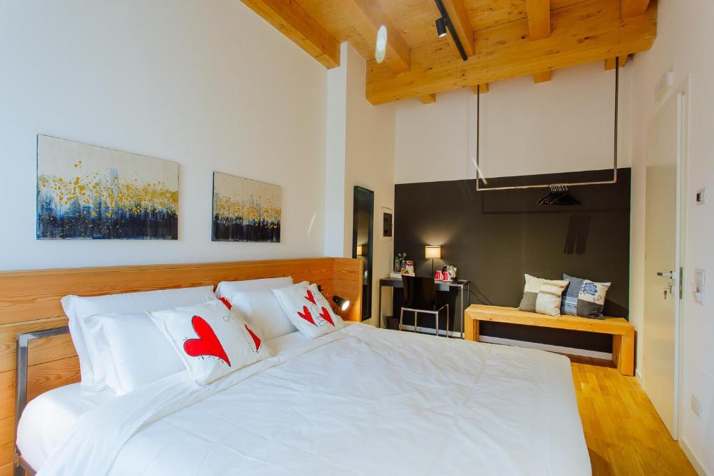 Postel nebo postele na pokoji v ubytování Dadi Home
