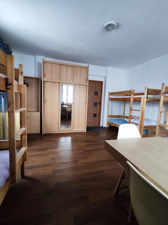 Postel nebo postele na pokoji v ubytování Lubava