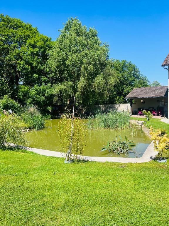 Zahrada ubytování Le chalet des 3 canards