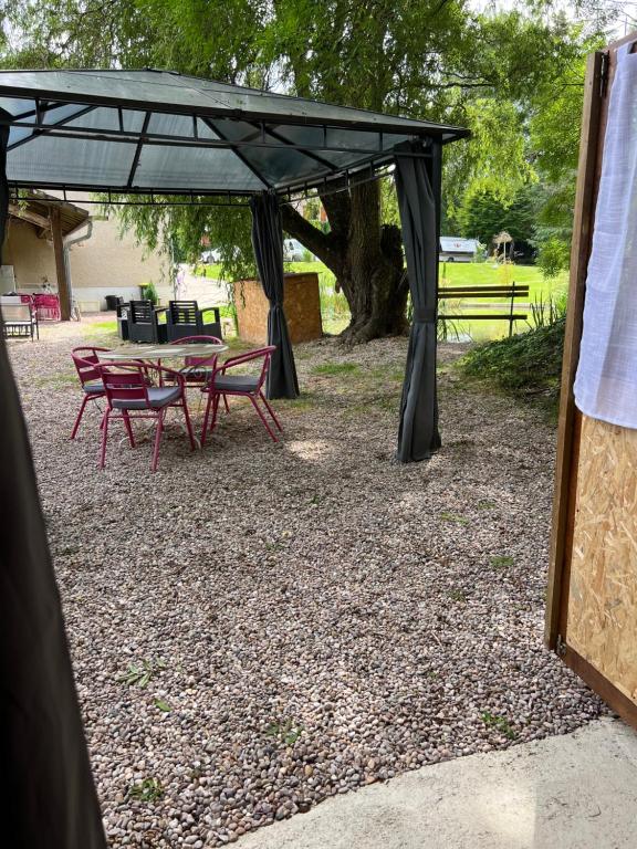 Zahrada ubytování Le chalet des 3 canards