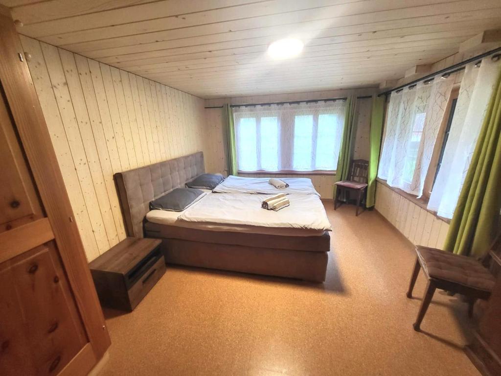 Postel nebo postele na pokoji v ubytování Haus Balm