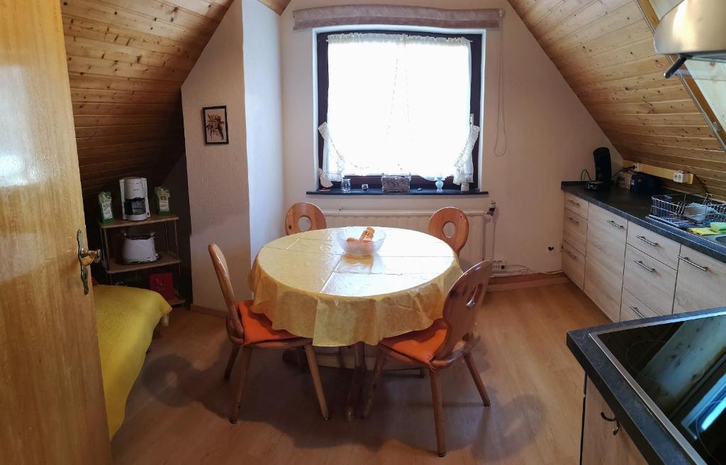 Kuchyň nebo kuchyňský kout v ubytování Gästehaus Retsch