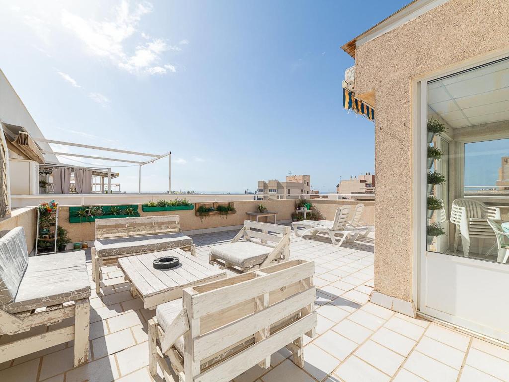 En balkon eller terrasse på Apartment Las Terrazas V by Interhome