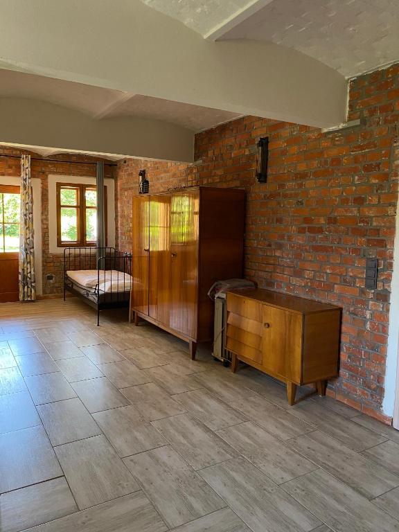 Postel nebo postele na pokoji v ubytování Agroturystyka Borów - pokoje