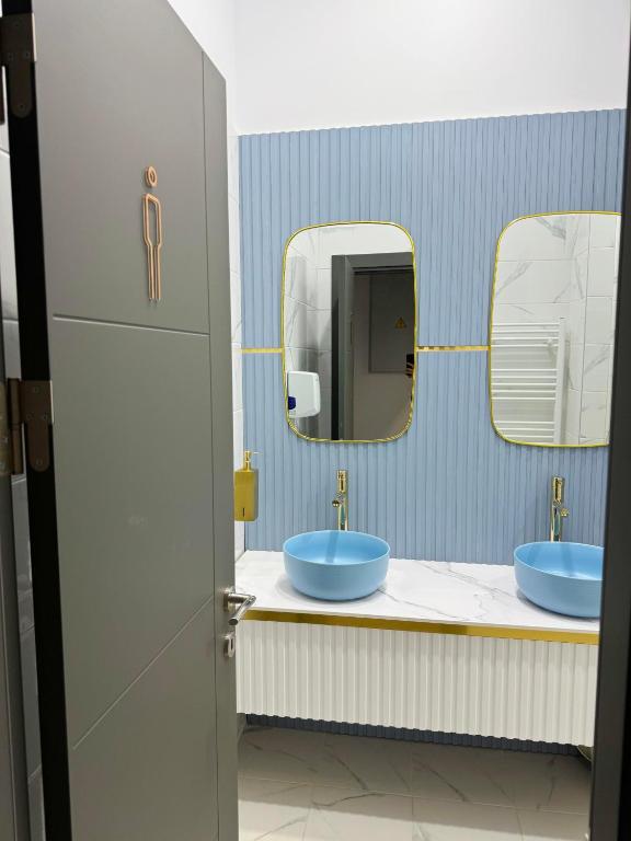 Koupelna v ubytování Ambar Hotel