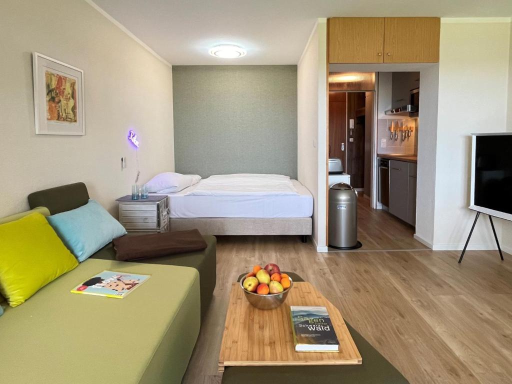 Ένα ή περισσότερα κρεβάτια σε δωμάτιο στο Apartment Lichtblick by Interhome