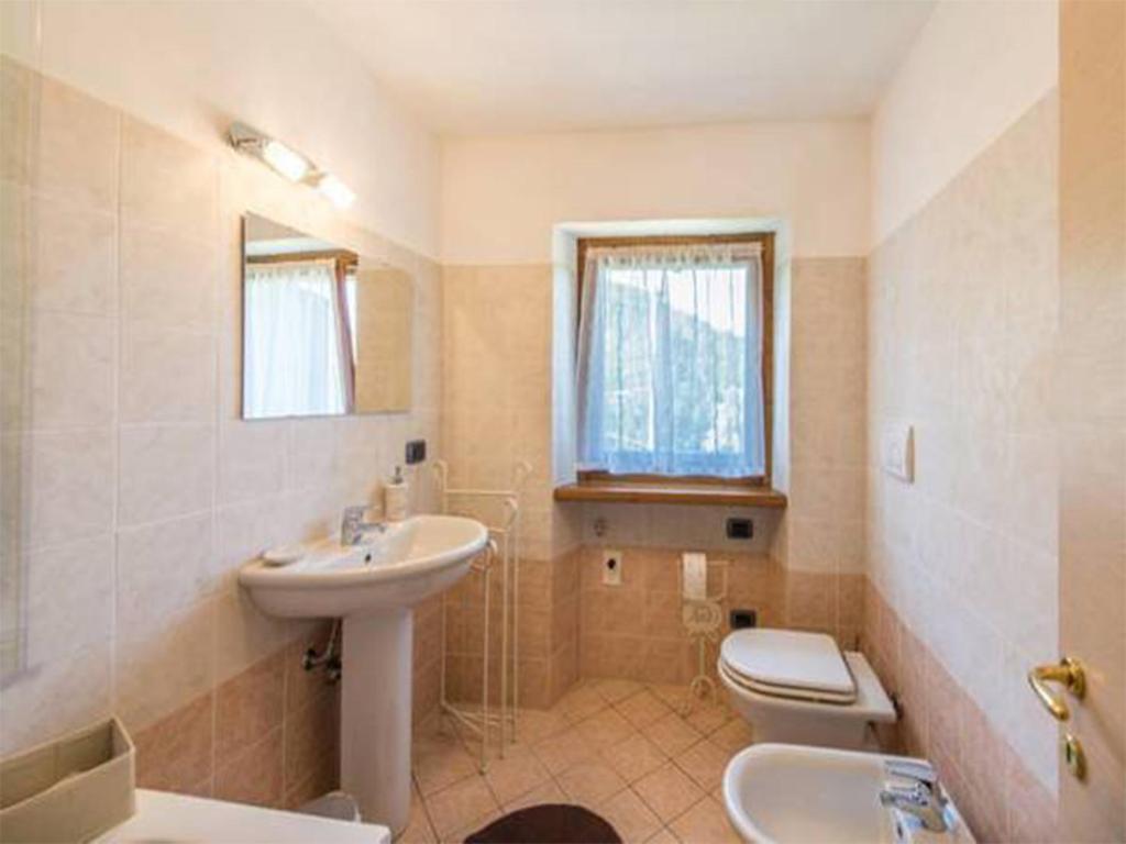 Koupelna v ubytování B&B Casa Arcangeli