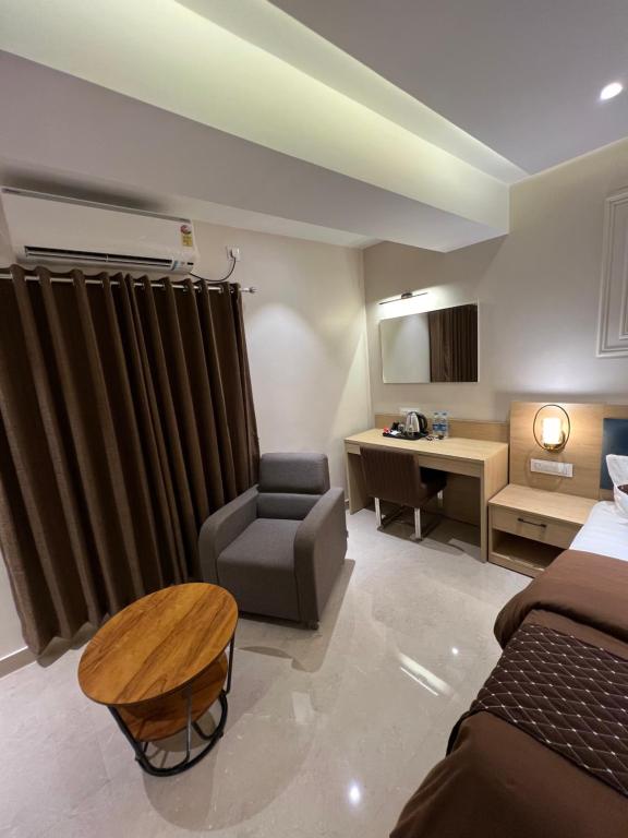 Posezení v ubytování Hotel Sabera