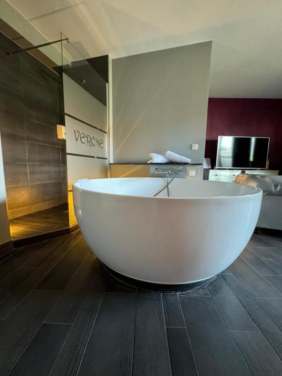 Salle de bains dans l'établissement L'écrin des Vennes - Liège centre