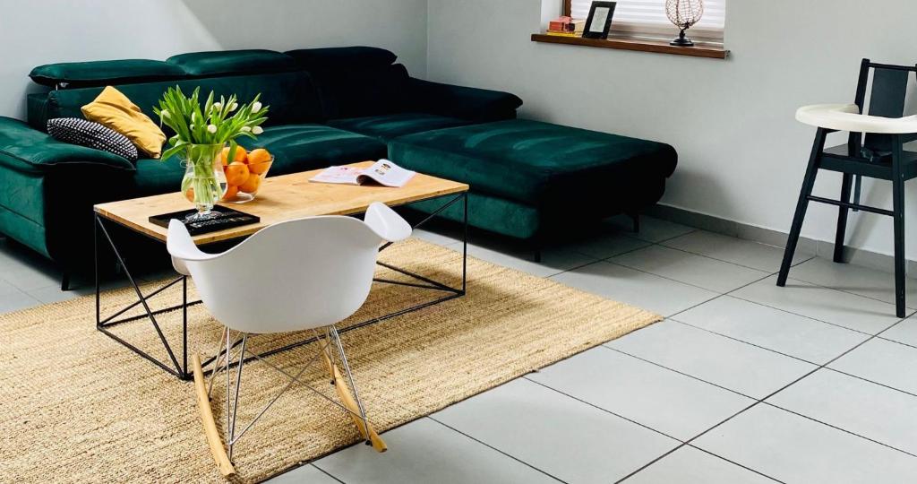 Posezení v ubytování Apartamenty 66 c