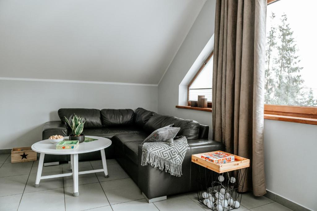 Posezení v ubytování Apartamenty 66 c