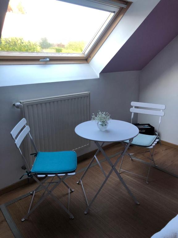 Posezení v ubytování La maison de Nati