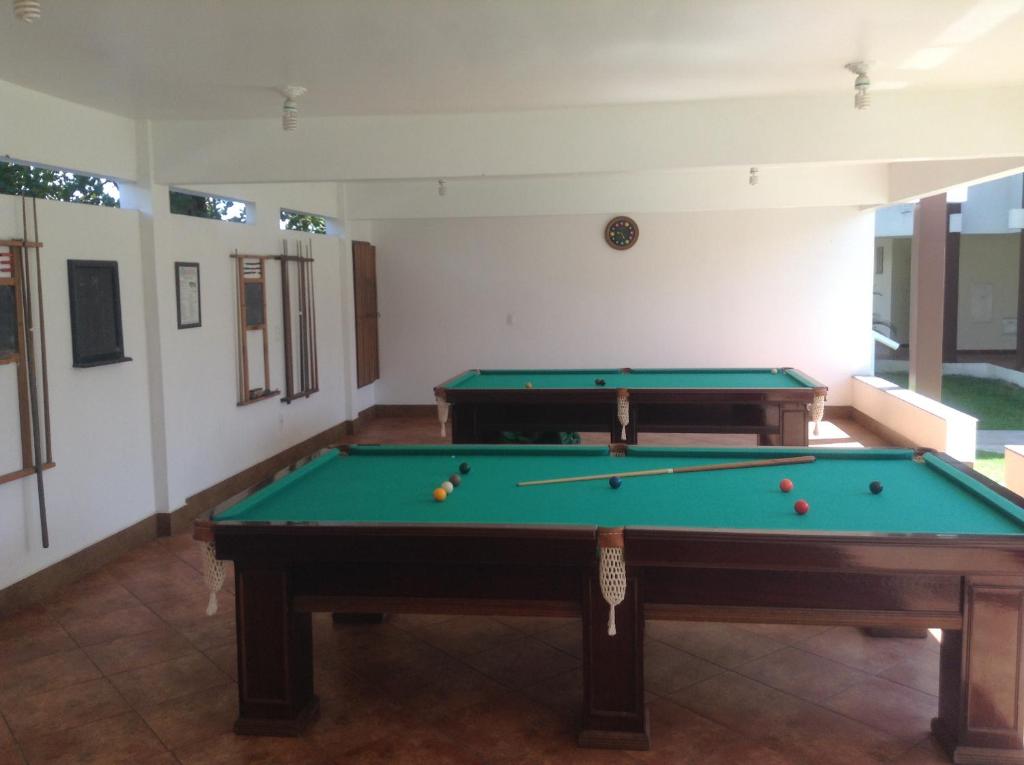 Biliár nebo kulečník v ubytování Hotel Real Comandatuba