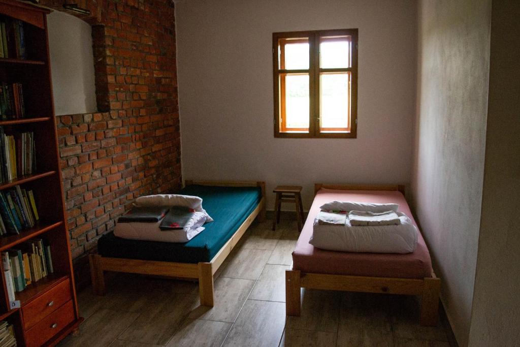 Postel nebo postele na pokoji v ubytování Agroturystyka Borów - pokoje