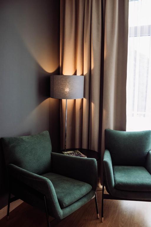 Posezení v ubytování Thermal Hotel Visegrád
