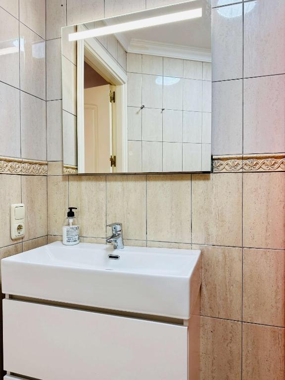 Kúpeľňa v ubytovaní 1 Schlafzimmer Ferienwohnung am Strand