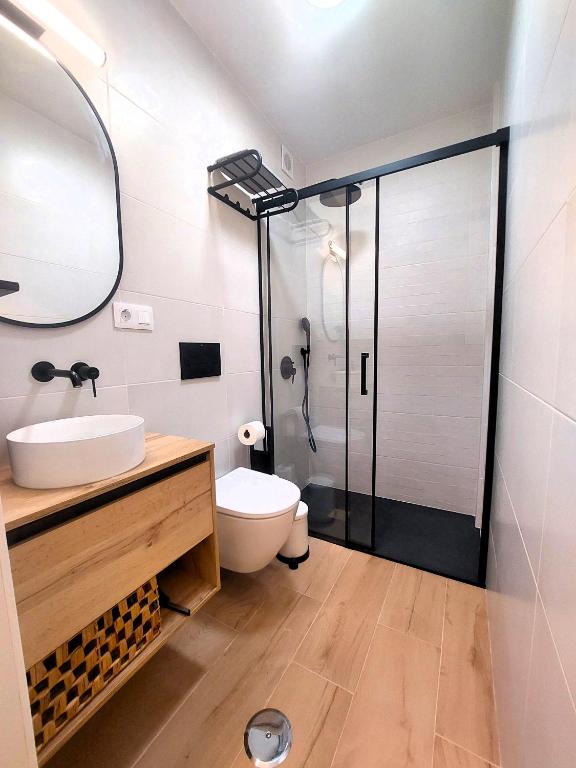 Koupelna v ubytování Apartamentos Sarah