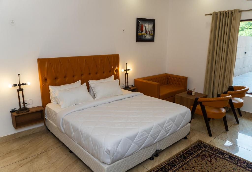 Postel nebo postele na pokoji v ubytování Sandane Homes