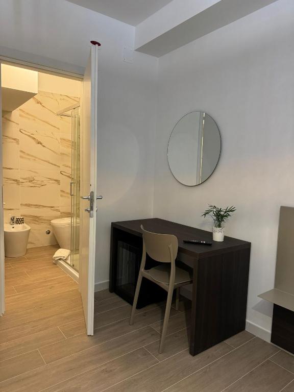 Koupelna v ubytování Hotel Airone