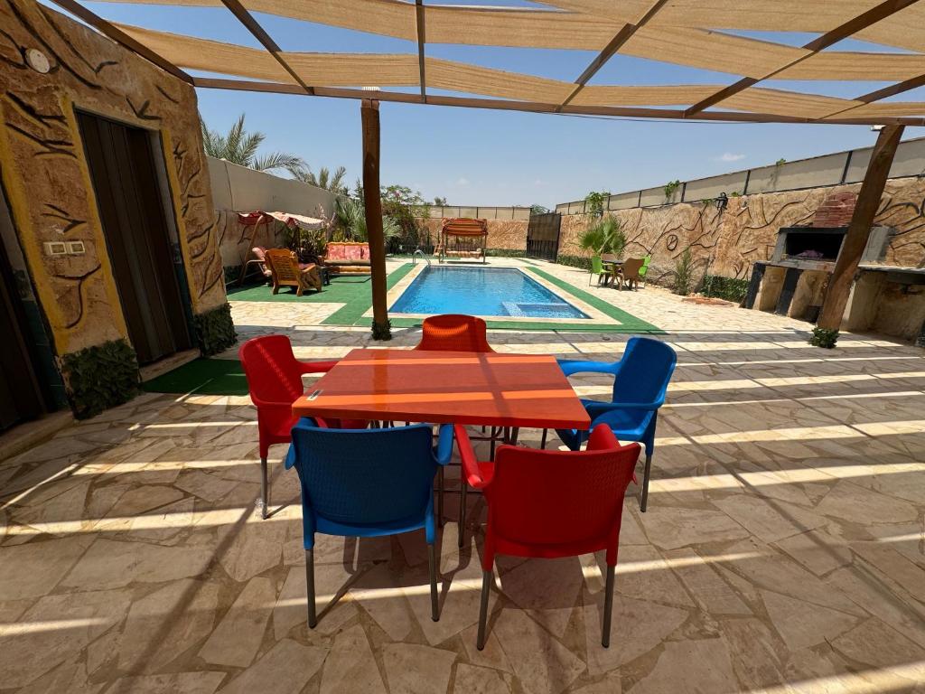 Bassein majutusasutuses شاليه الريف - البحر الميت - النهضة Chalet Al-Reef - DeadSea - Al-Nahda või selle lähedal