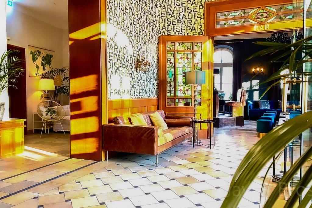 Posezení v ubytování Boutique Hotel Krone München