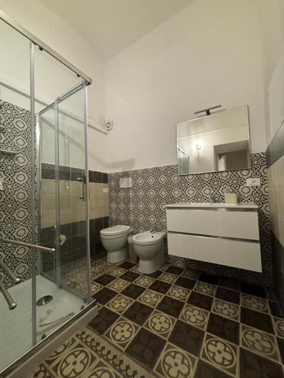 Koupelna v ubytování Immacolata Rooms