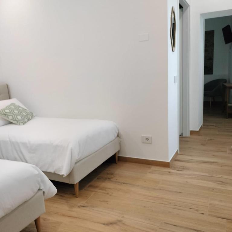 Postel nebo postele na pokoji v ubytování Habitat