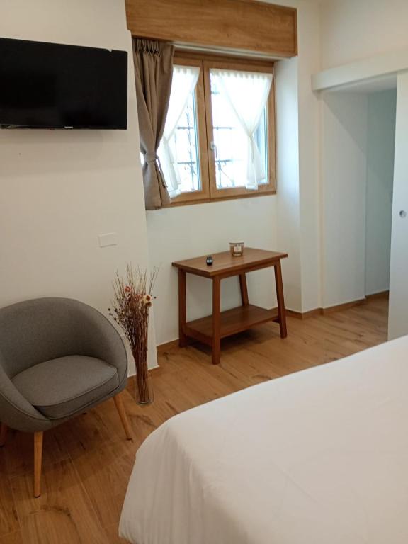 Postel nebo postele na pokoji v ubytování Habitat