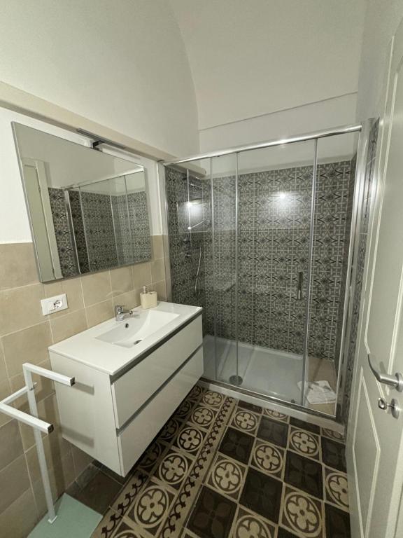 Koupelna v ubytování Immacolata Rooms