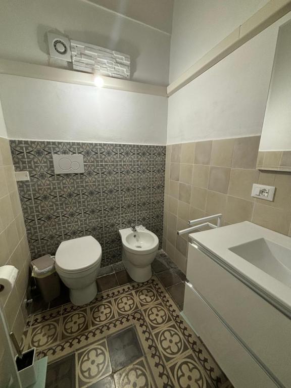 Koupelna v ubytování Immacolata Rooms
