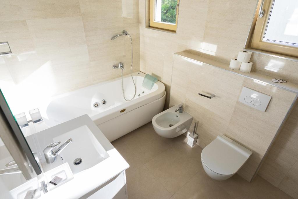 Koupelna v ubytování Vertmont Villa