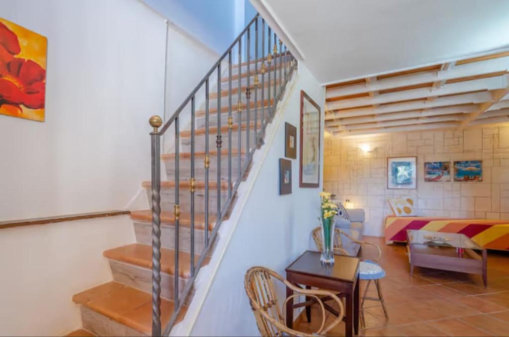 Гостиная зона в Villa con piscina al mare