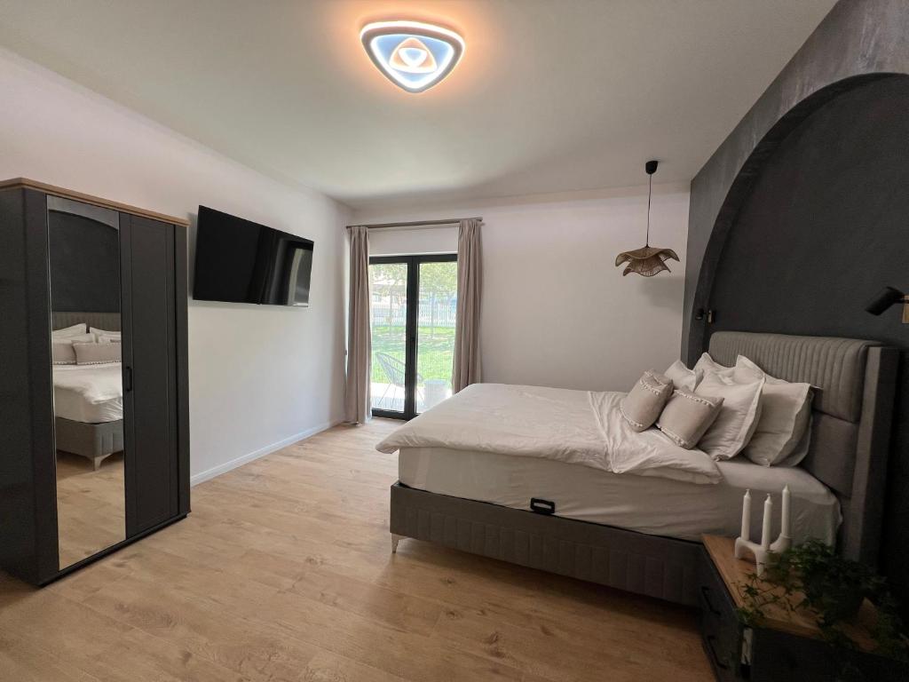 Postel nebo postele na pokoji v ubytování On Top Villa