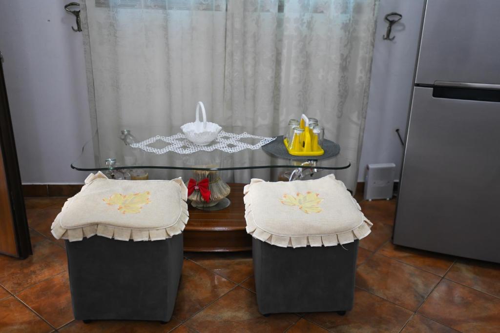 Postel nebo postele na pokoji v ubytování Guest House Flowers